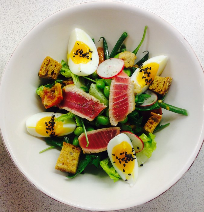 Seared Tuna Salad Created @ Peardrop London