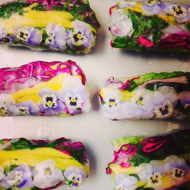 Vietnamese Spring Rolls Created @ Peardrop London