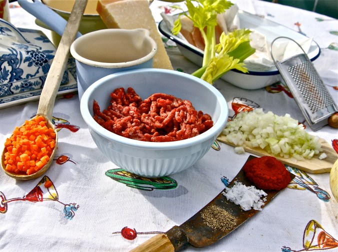 Ingredients for LIver Ragu